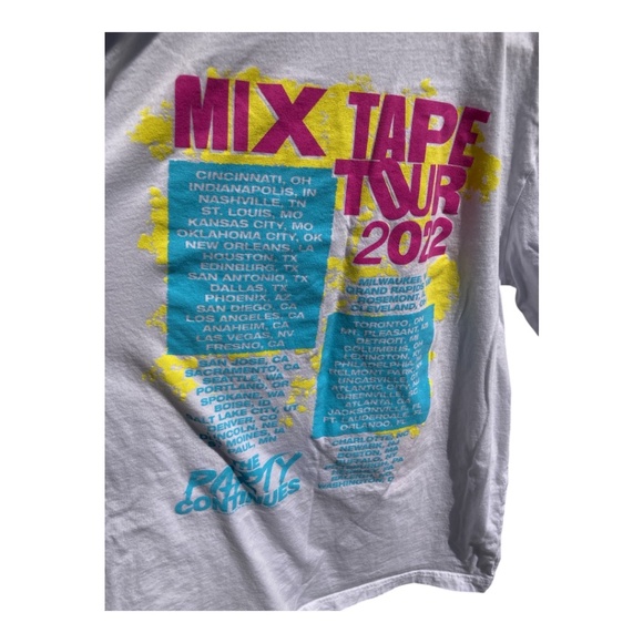 Bella Canvas Tee New Kids On The Block 2022 Tour graphic white size XL - Picture 6 of 11